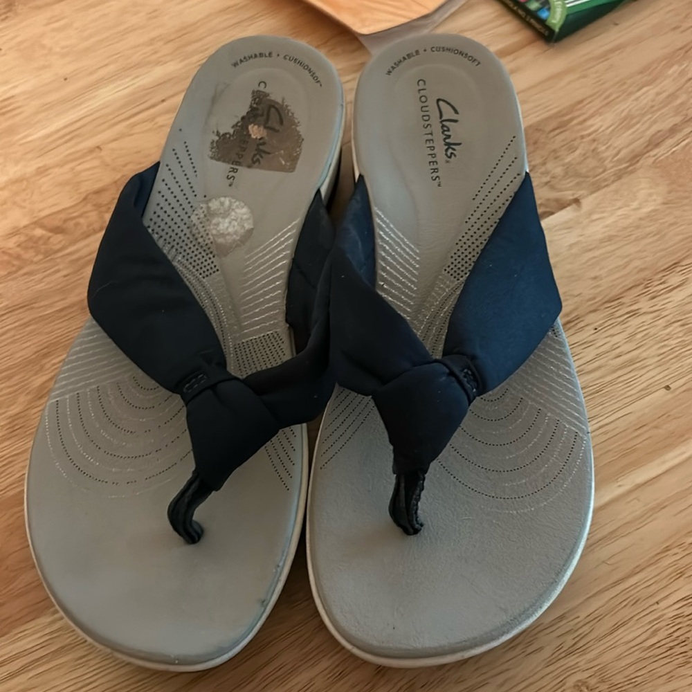 Clark Cloudsteppers Gray white and black Good shape